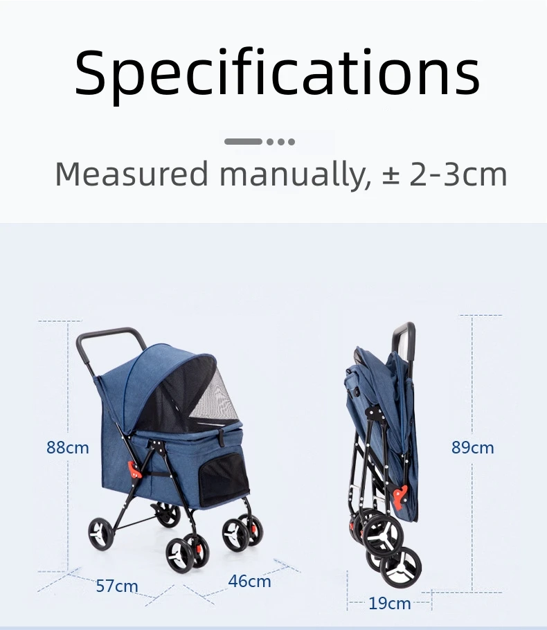 High on Demand Dog Stroller and Carrier Trolley Used for Dogs and Pets during Trip and Travelling Available at Wholesale Prices