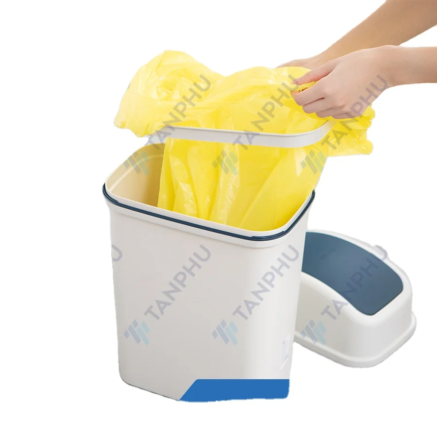 Rock Bottom Price Reprocessed Material Container Direct Factory On Roll Interleave Plastic Garbage Bag