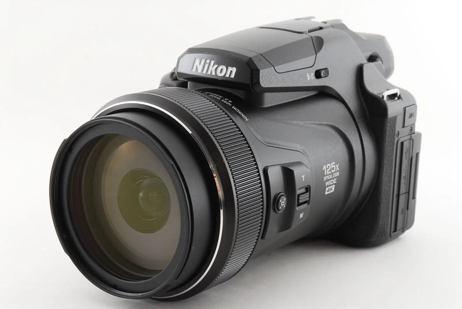 COOL PIXX P1000 Black Digital Camera 125x Optical Zoom