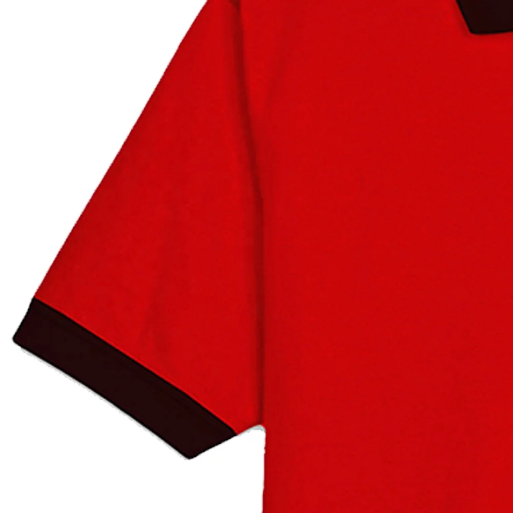 Red soiled color Polo Shirts With Custom Logo high quality best fabric new look premium quality OEM Embroidery Polo shirt