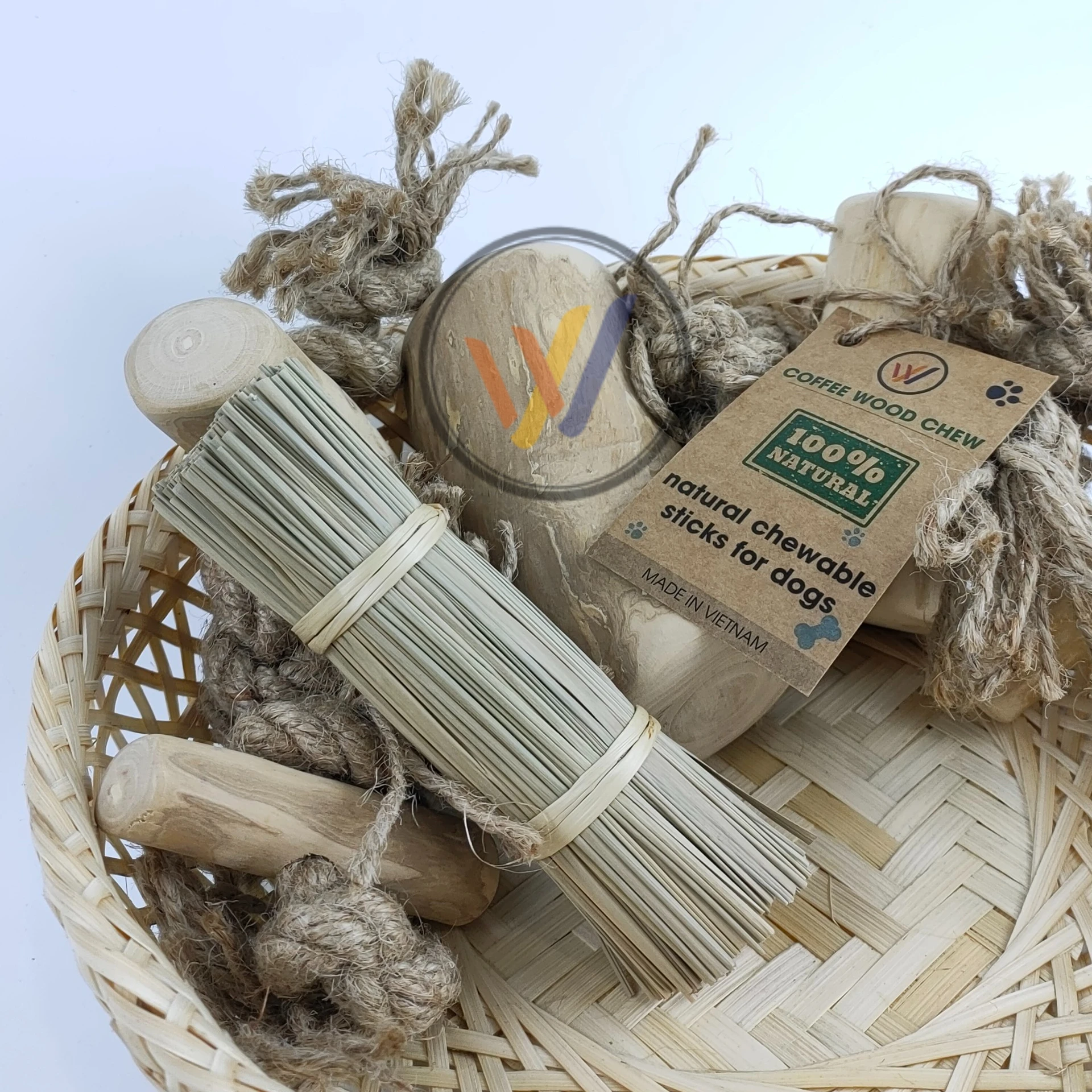 Hot - Coffee wood chew Natural Pet Toys for Dogs Multi Size from Vietnam Cheap Price Ms. Jenny (WINVN)