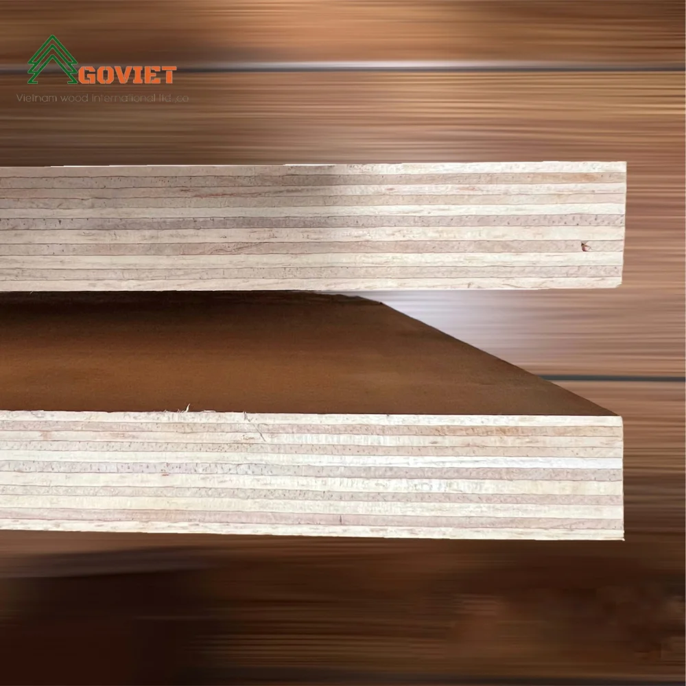 LVB Plywood sheet Veneer Boards Modern Furniture 4*8ft Outdoor Construction Low Price Wholesale Mainly Rubberwood Carb P2