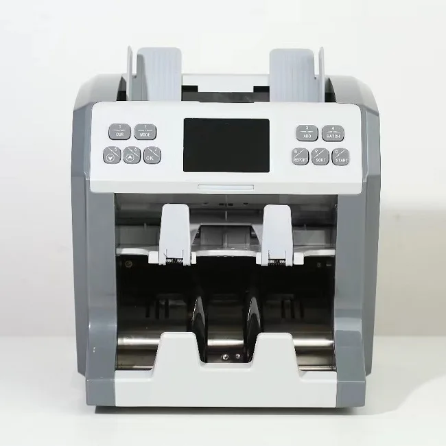 Two pockets Cash Sorter Solution Bill Sorting Machine Cash Sorter Machines Money Counting Machine Bill Counter counting KPW note