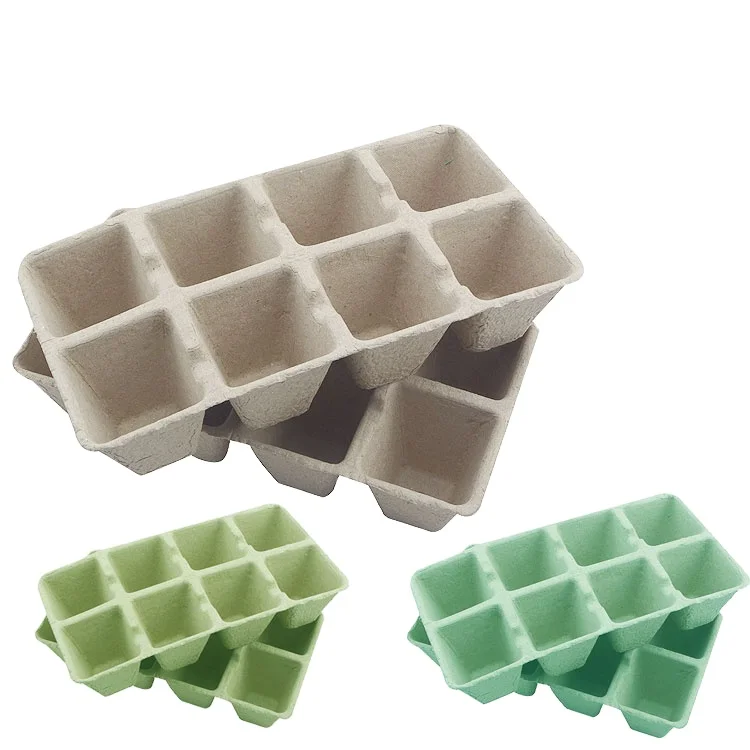 Biodegradable Paper Cups Peat Pots Round Plant Pot Starter Pots Seedling Trays