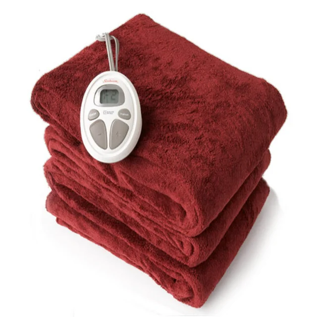 Custom Autumn Winter Super Soft Comfortable Luxurious Heating Plush Blankets Electric Heated Blanket Pad