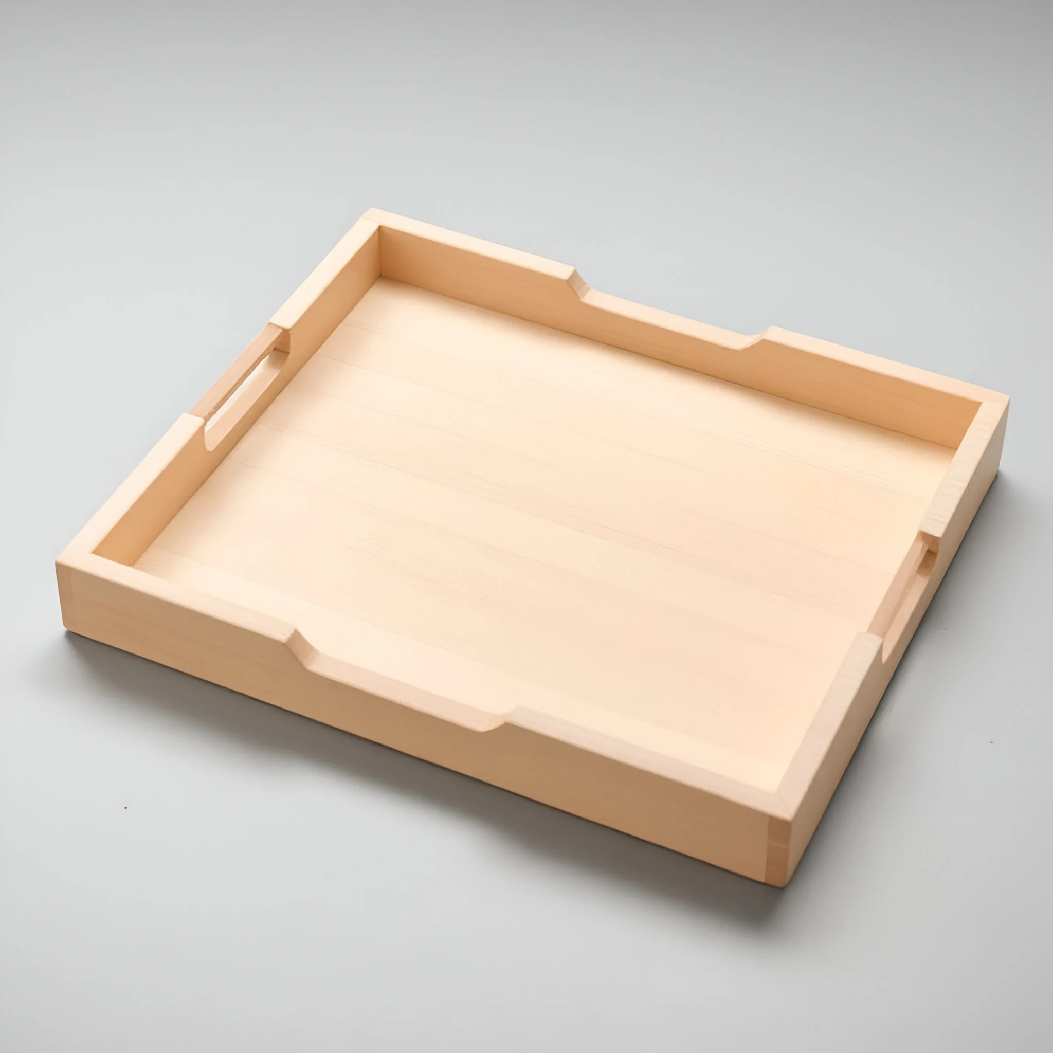 Reasonable Price Natural Rubber Fruit Tray Dinner Plate Bamboo Wooden Tray For Tea And Coffee Supply Serving Trays