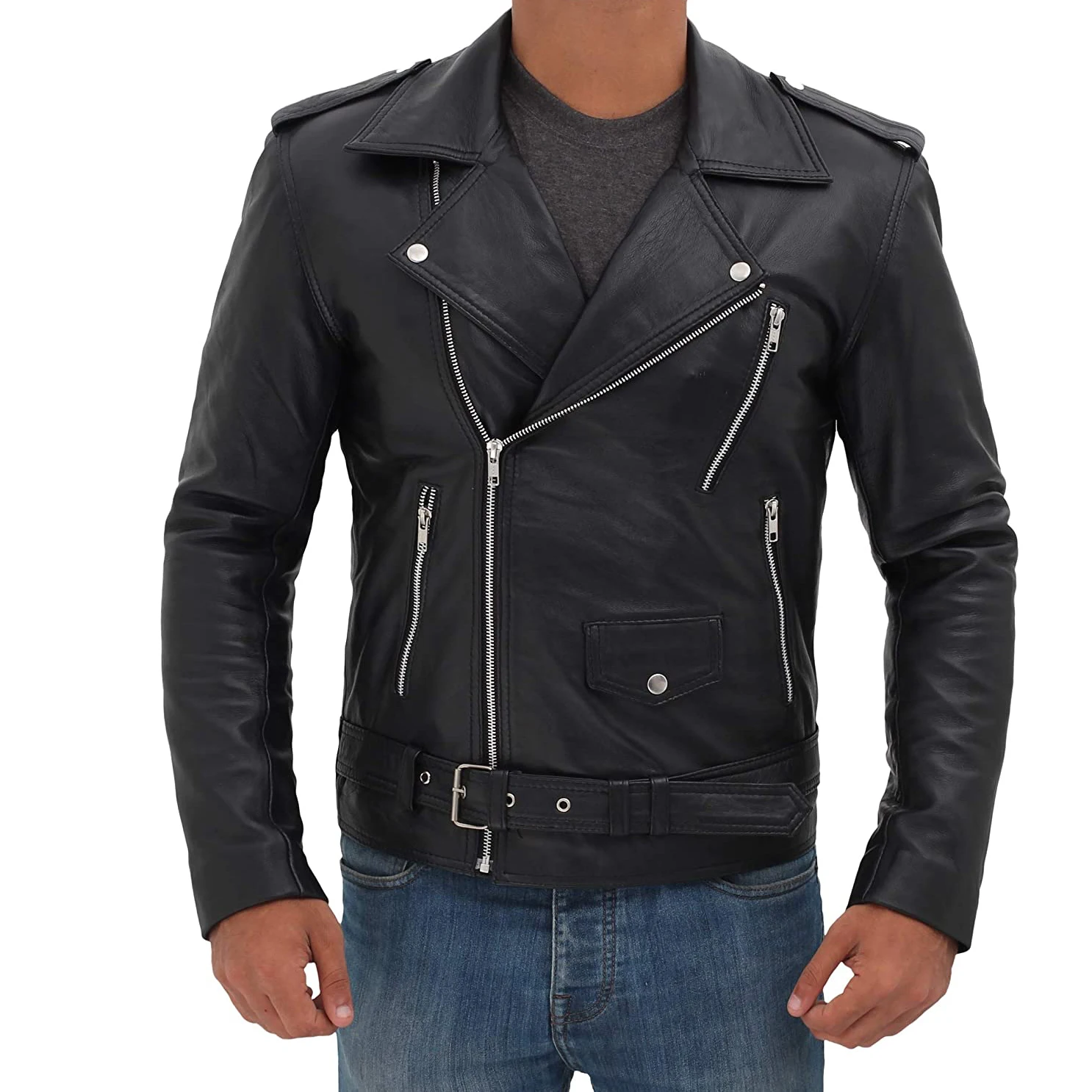 Best Price Custom Men Fashion Leather Jacket New Design Made In Pakistan Fashion Real Leather Biker Jacket