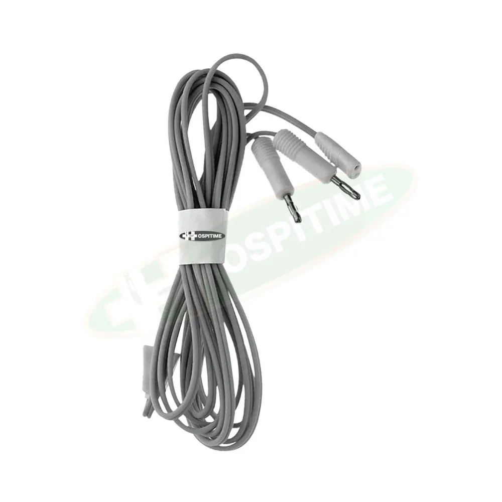 Hospitime Bipolar Forceps Cable Autoclavable 3 meter Silicone Connection Cord