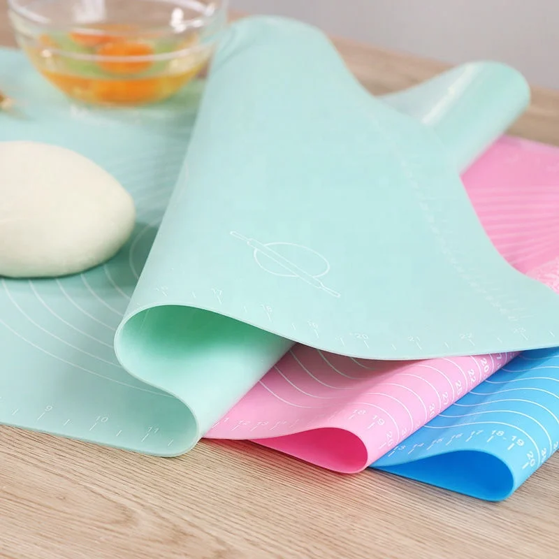 Silicone Baking Mat Customized Baking & Pastry Tools for Rolling Pastry Dough Non Stick Large Silicone with Measurements 60*40cm