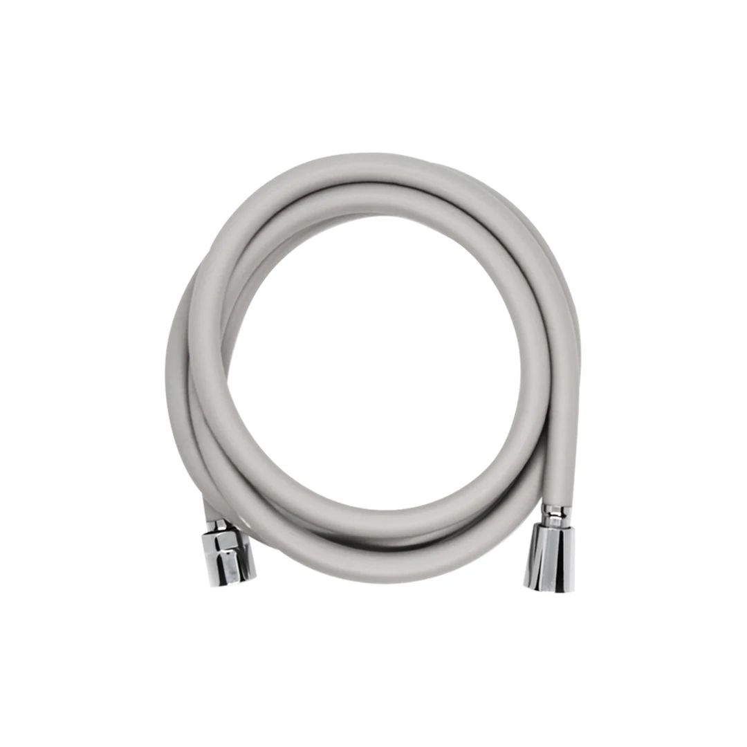 [SISU CORPORATION] Bathroom Supplies PVC Shower Hose gray 1.5M Simple and Modern Design No Worries about Tide