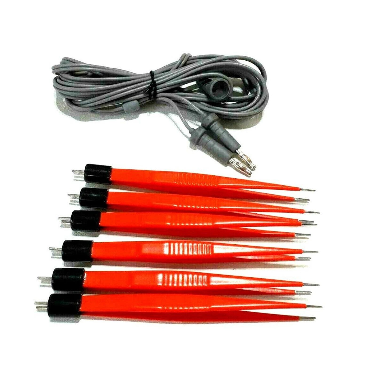 6 X биполярный Американский щипцы 16 см на керамических пластинах 1 мм прямой + 3 метра кабель ветеринарный CE