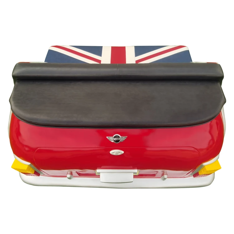 Vintage Automobile Design Retro Economy Car Variant Couch Booth Industrial Furniture Leather Car Seating Sofa