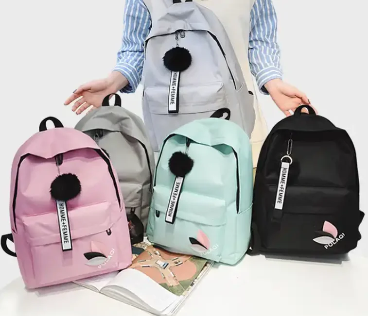 Custom Logo Back Packs Set Secondary Students School Bag Cartoon Printed Backpacks for Back to School Backpack