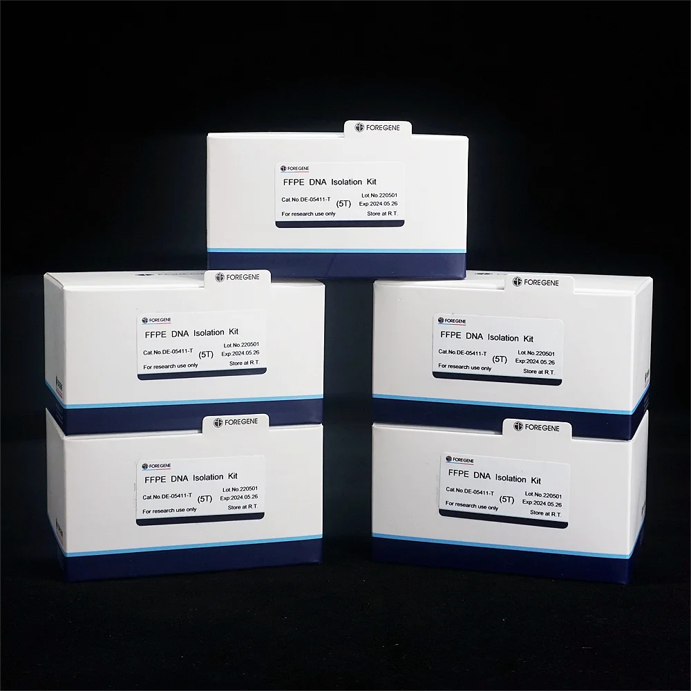 Free sample 5T FFPE DNA Isolation Kit lab reagent for medical and hospital lab use DNA Purification Kit