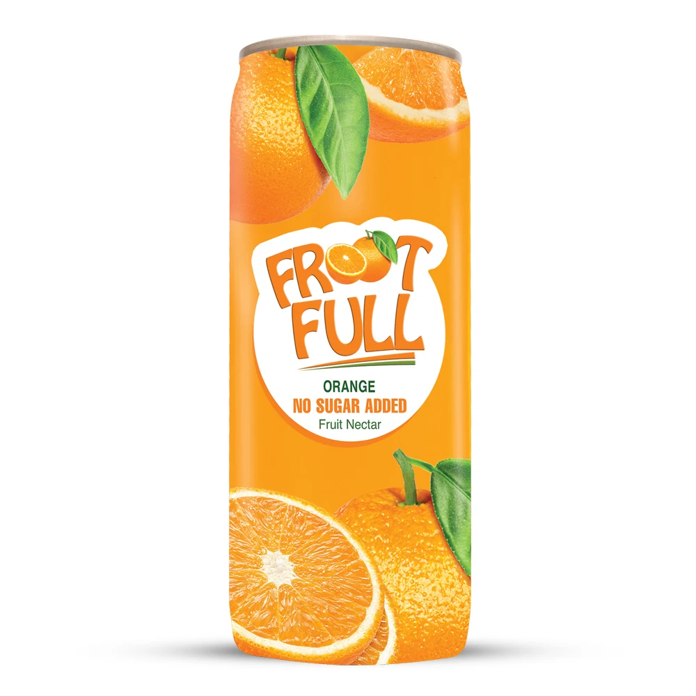 Цельная распродажа без сахара апельсиновый фреот полная банка 250 мл