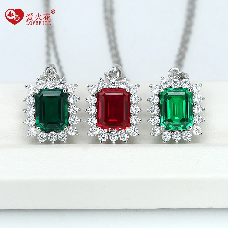 custom sunflower pendant 925 sterling silver rhodium plated elegant delicate women daily jewelry ruby emerald fine necklaces