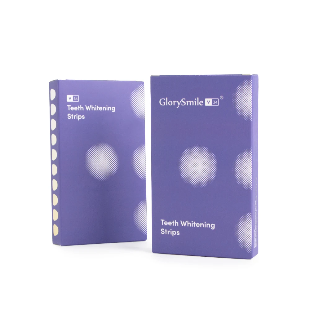 V34 Purple Teeth Whiten Strips Pajero V34 Accessories for Sensitive Teeth