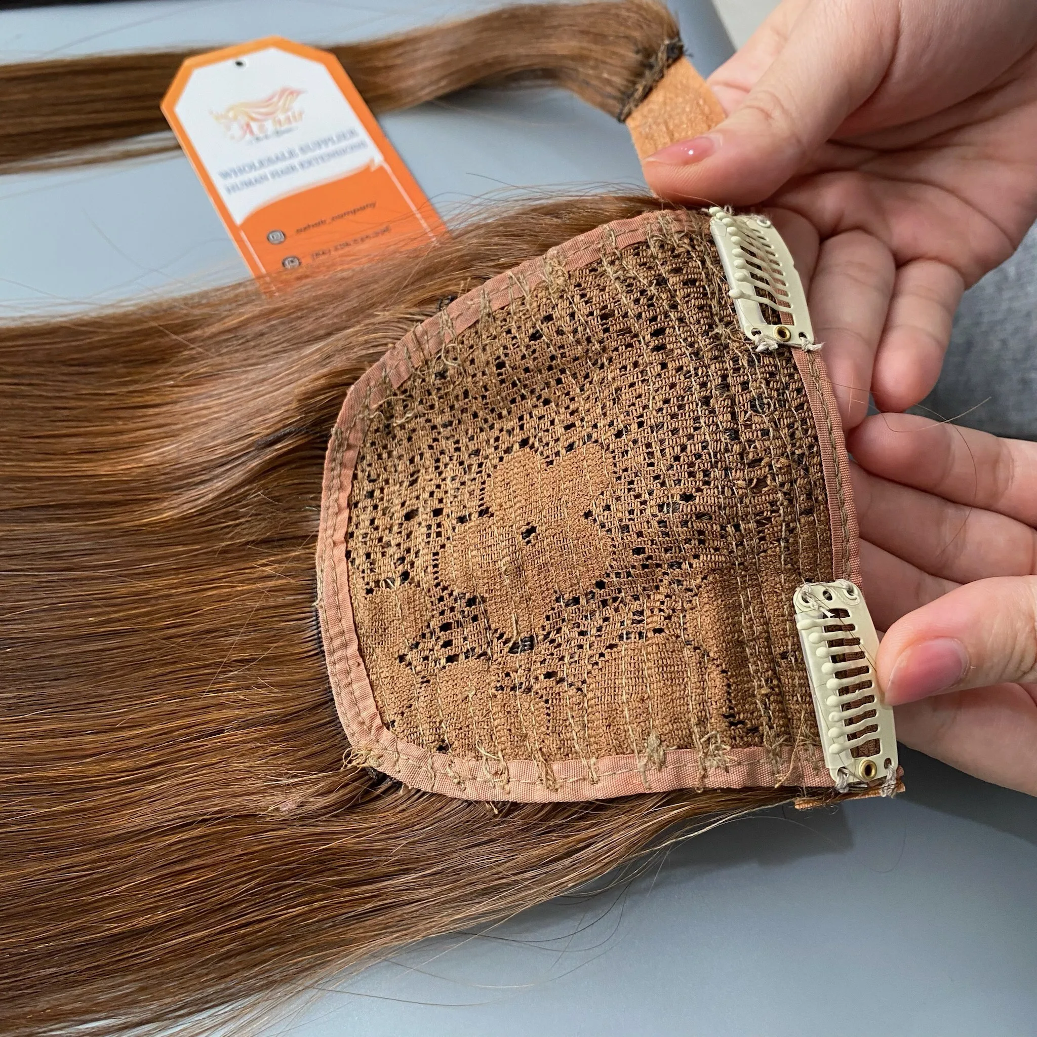 100% Virgin Vietnam Real Human Hair Ponytails Extensions Wholesale Clip In Human Hair Wrap Around Drawstring Ponytail Human Hair
