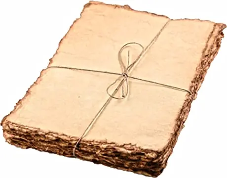 Deckle edge vintage hand made eco-friendly wood free cotton paper in size and color Sketch paper for all your drawing and sketch