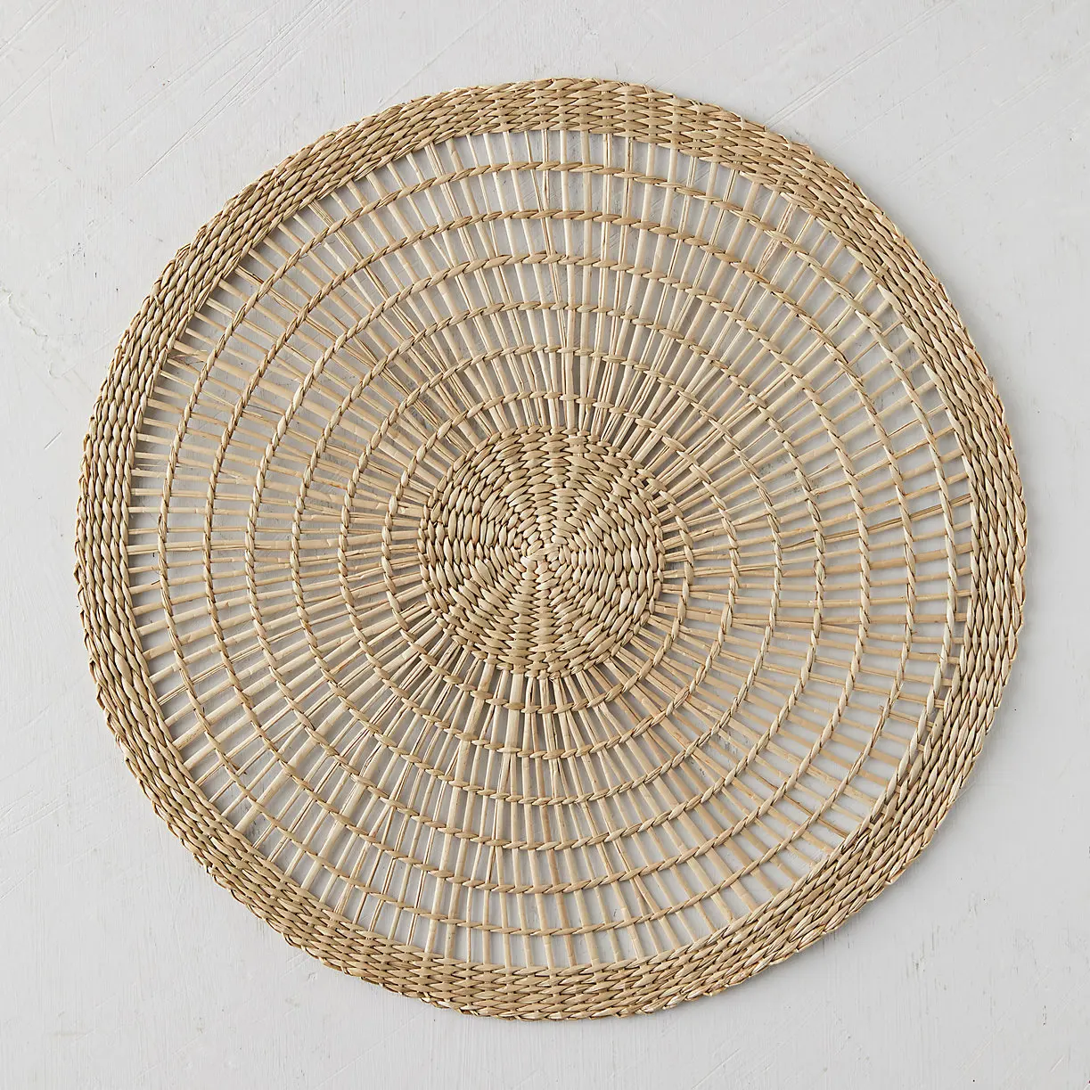 Seagrass Placemat Placemats Straw Made in Vietnam Round and Rectangular Woven Raffia Mat Table Dish Pads