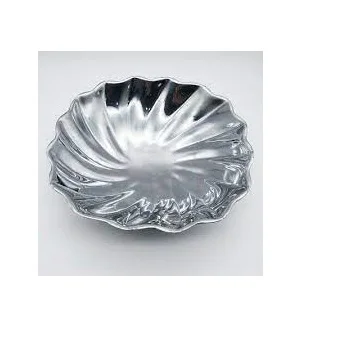 Hammered Design Snacks and Fruit Server Bowl Used for Serving Delicious Food Salad and Dessert at Home