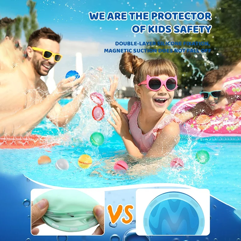 Soppycid Sommer Pool Kinder Wasserspiele wasserbomben wiederverwendbar magnet self sealing wasserbomben