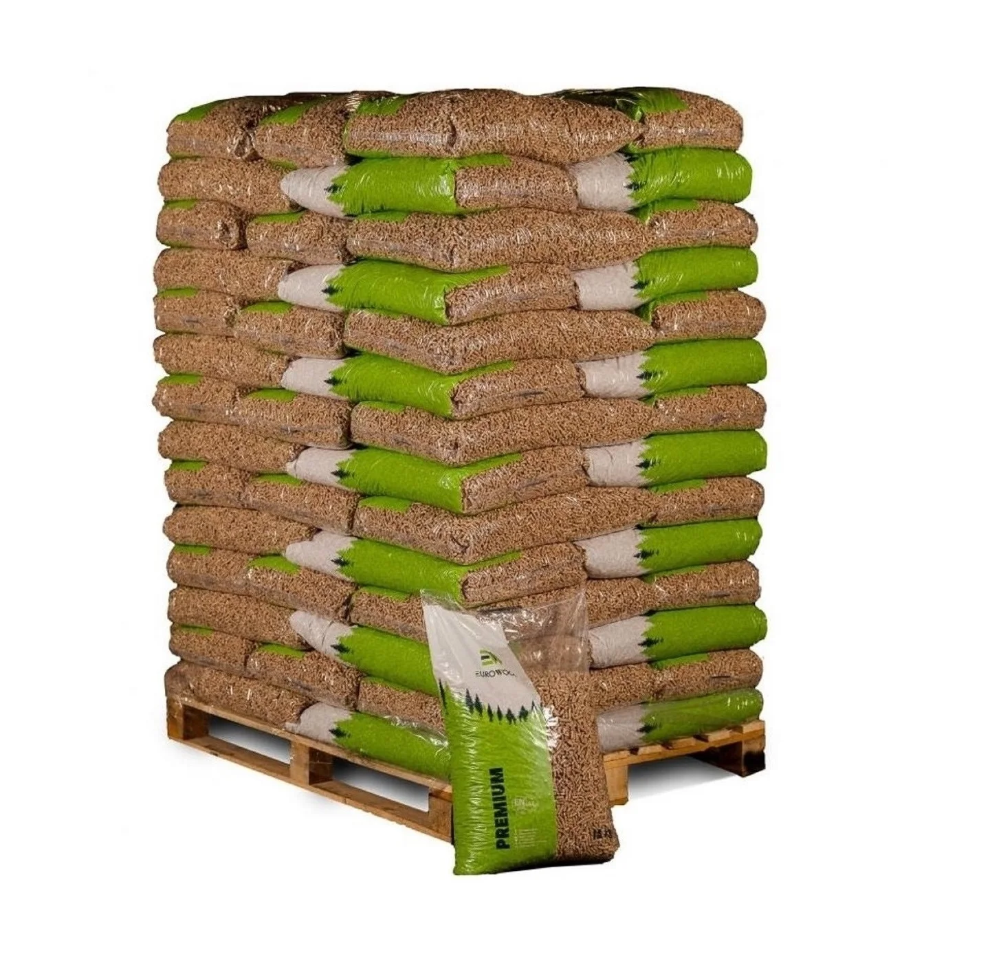 Wood Pellets Pelet Pallet / Pine Wood Pellets 15kg Bags (Din Plus / EN Plus )
