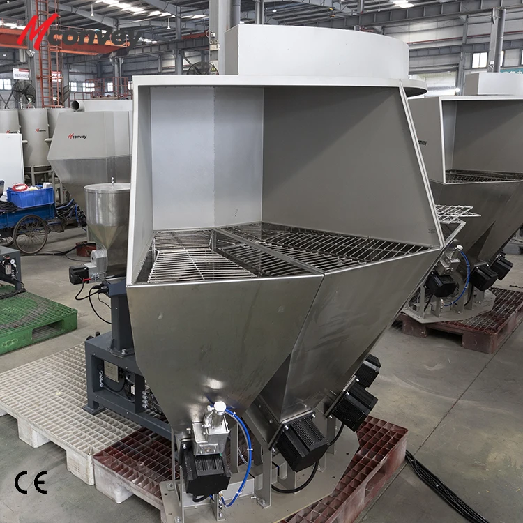 Automatic 7-component micro ingredient batching system caco3 filler masterbatch powder doser auxiliary material dosing machine