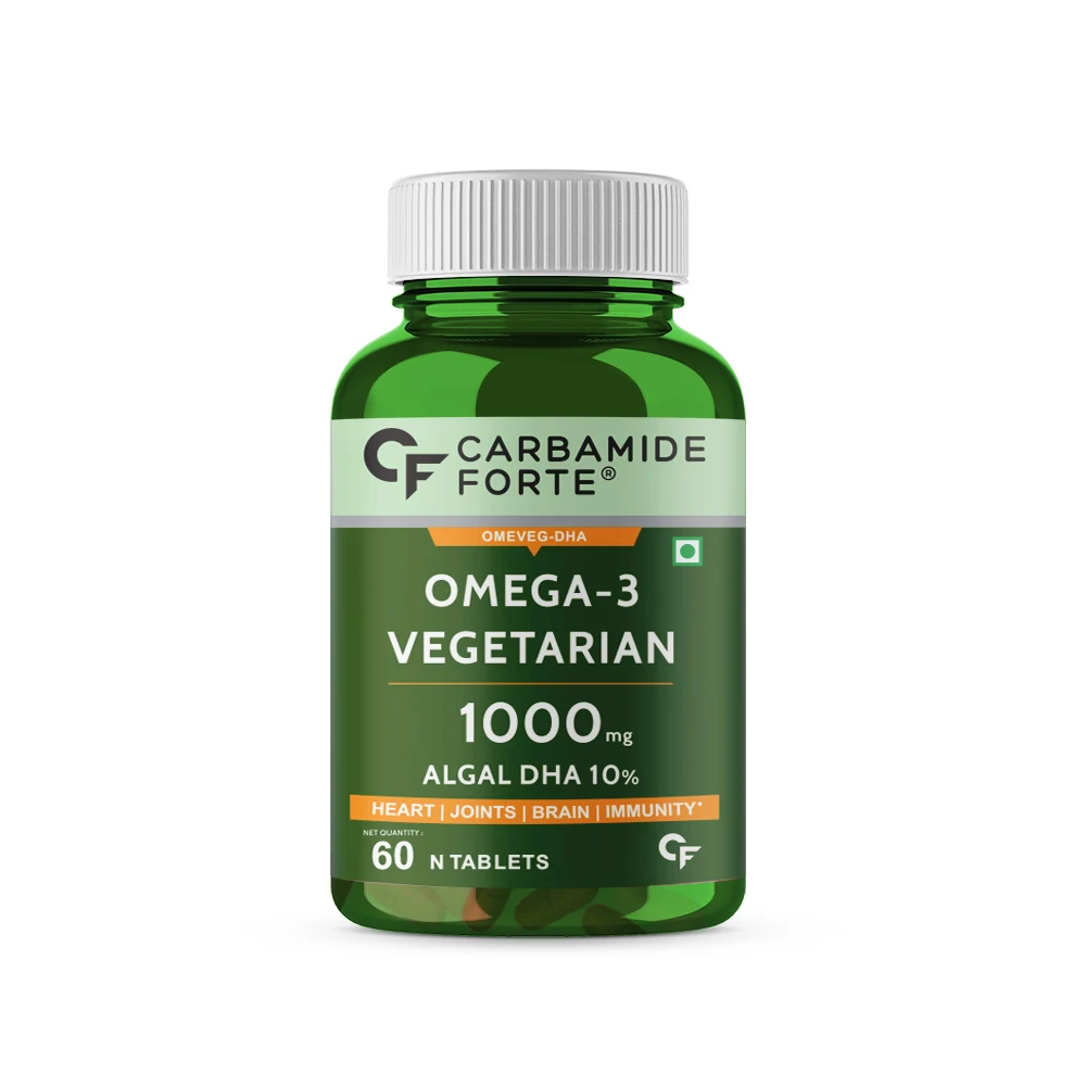 Hot Selling Products Veg Omega 3 1000mg - Tablets for Men & Women with Veg DHA | No Fish oil Used