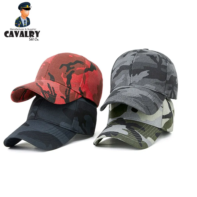 Street Style Multi Cam Sports Baseball Caps Comfortable Fabric Multi Cam Sports Baseball Caps By CAVALRY SKT COMPANY