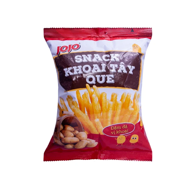 Fast Delivery Stick Potato JOJO Brand Wholesale Snack Food Packaging Material Customized Packaging From Vietnam Manufacturer