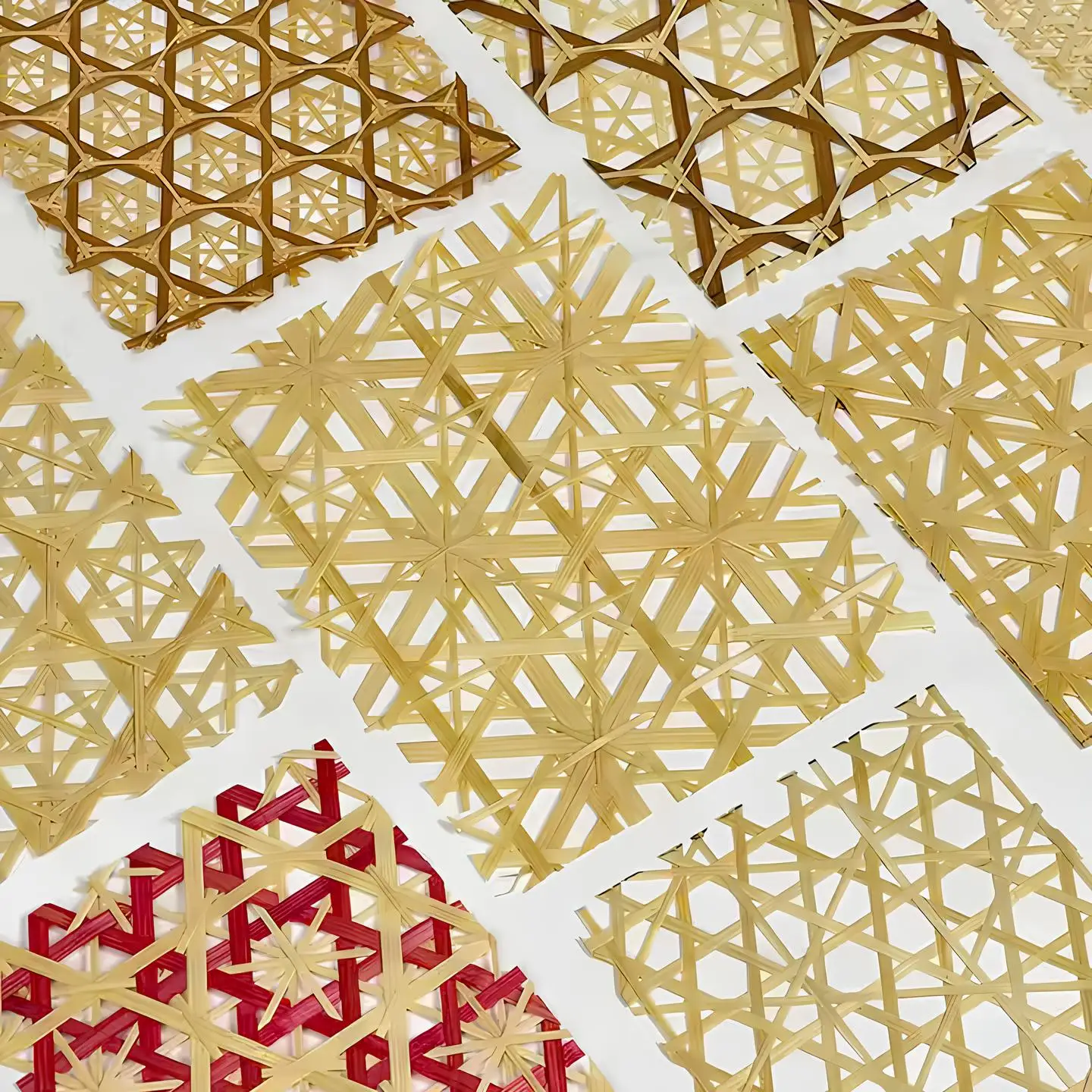 High Quality Vietnam OEM/ODM Natural Bamboo Mats Decorative Bamboo Material Herringbone Bamboo Furniture Raw for Outdoor Decor