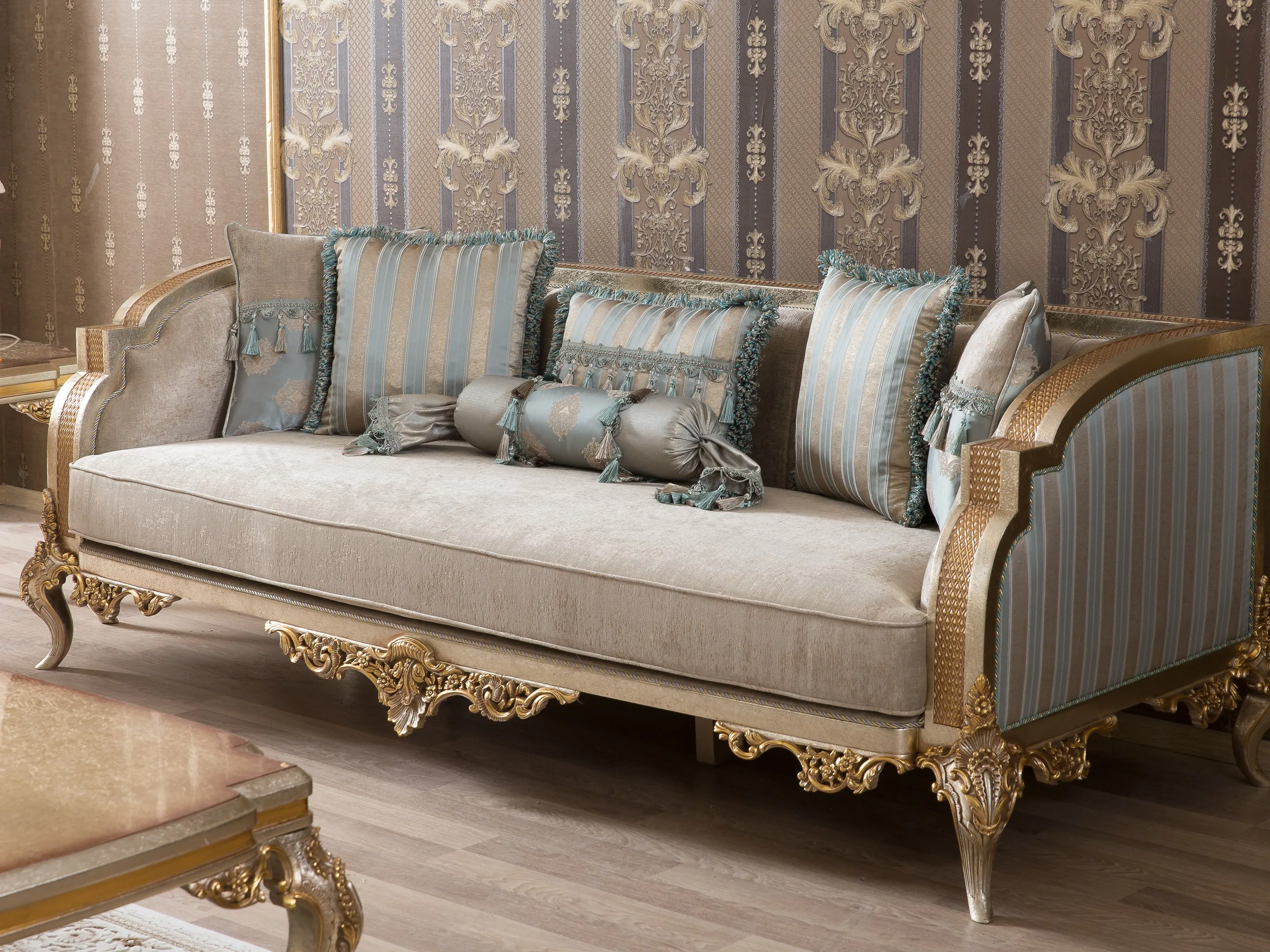 TURKISH turkiye  premium curving  bed room with exclusive fabric with models  meticulous curving