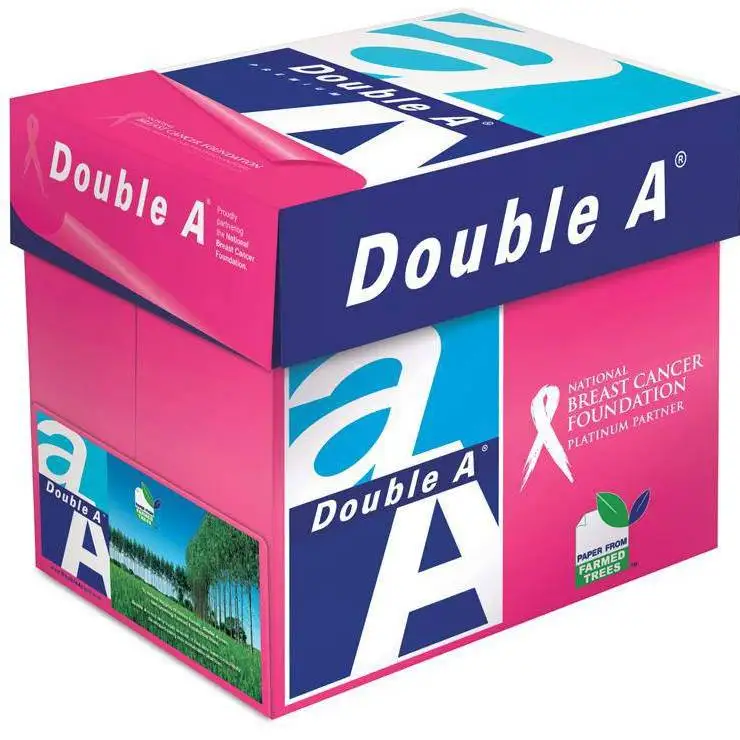 Wholesale 70gsm 75gsm 80gsm Hard A4 Copy Bond print Paper Draft Double White Printer Office Copy Paper Ready for Supply