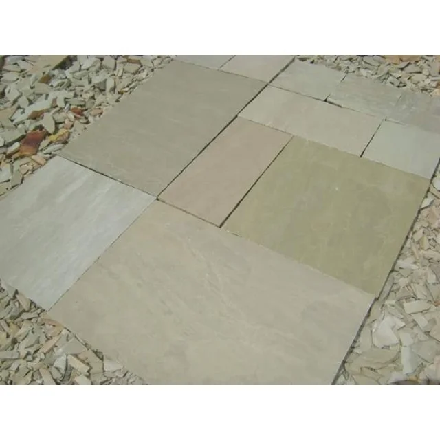 Raj Green Sandstone Floor Tiles Sale Stone Wall Style Surface Graphic Modern Technical Design Support Cut Form Origin