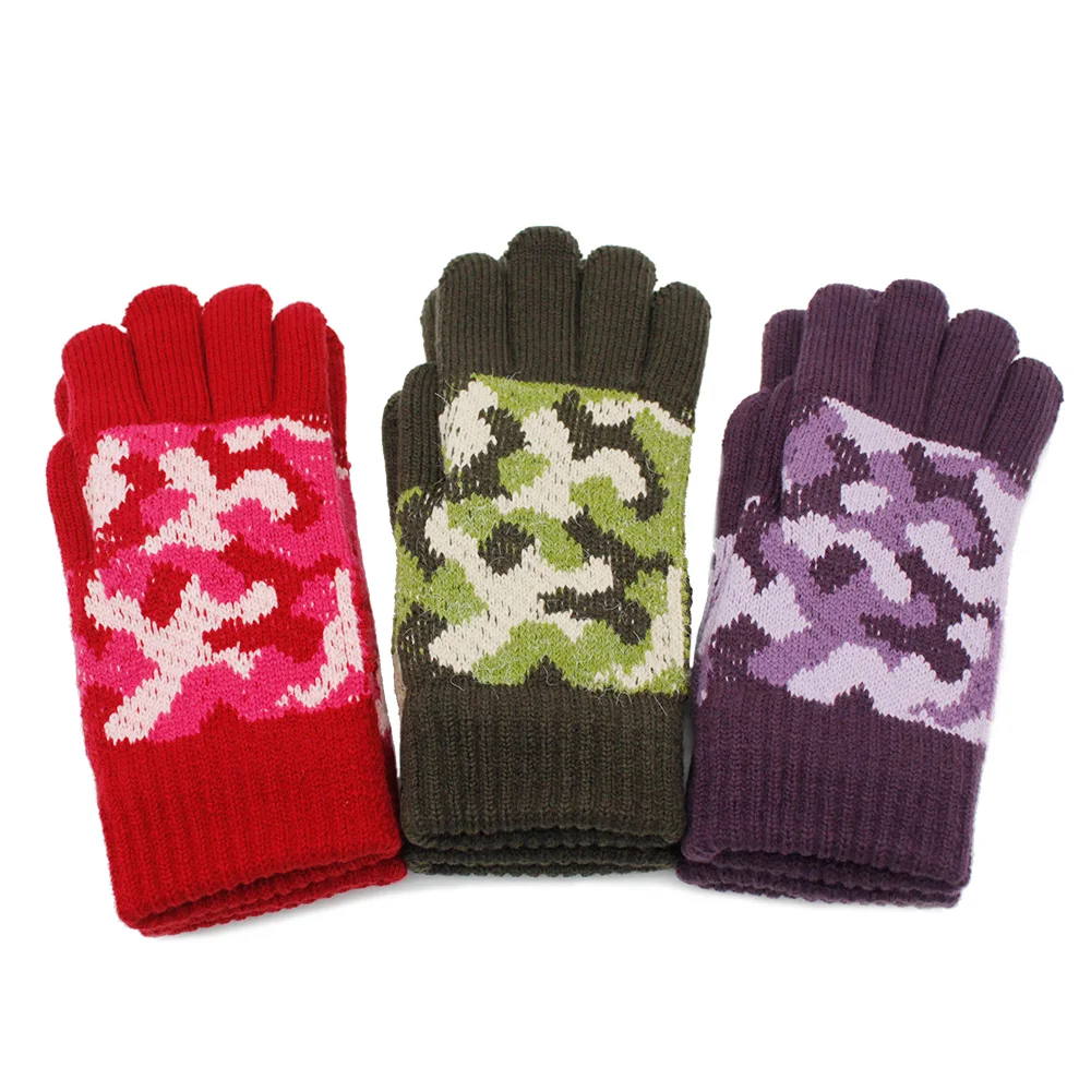 Jacquard Knitted Gloves