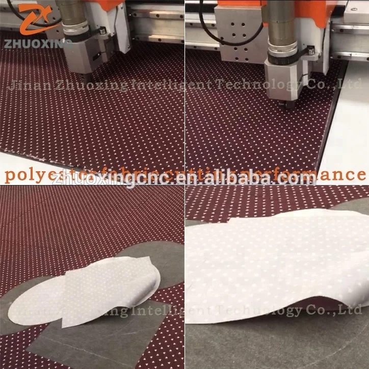 Women Dresses Textile Machinery Oscillating Knife Fabric Textile Cutting Machine