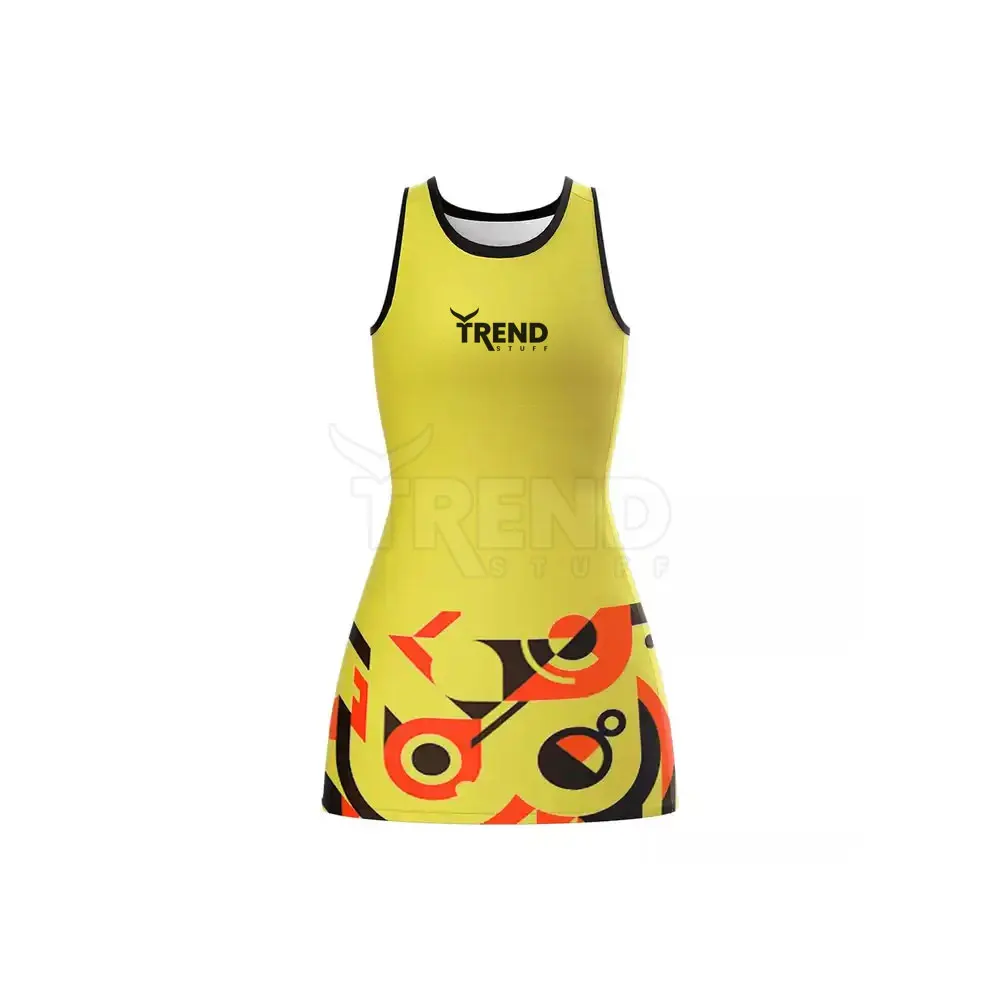 Custom Made Sublimated Netball Uniforms Dresses OEM Popular Girls Womens Netball Uniform For Women Best Selling Netball Uniform