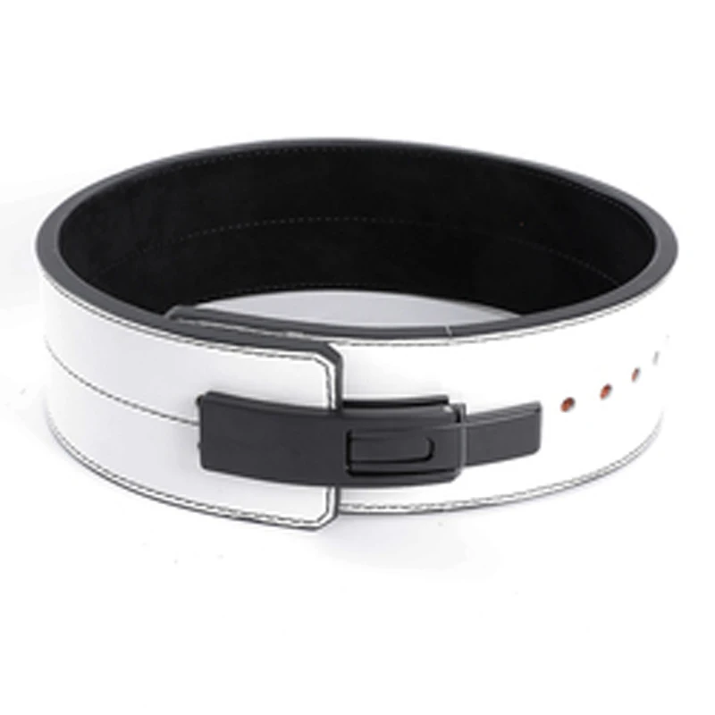 Lever Powerlifting Belt Custom Lever Belts Back Support Gym Fitness Leather Powerlifting Weight Lifting Belt