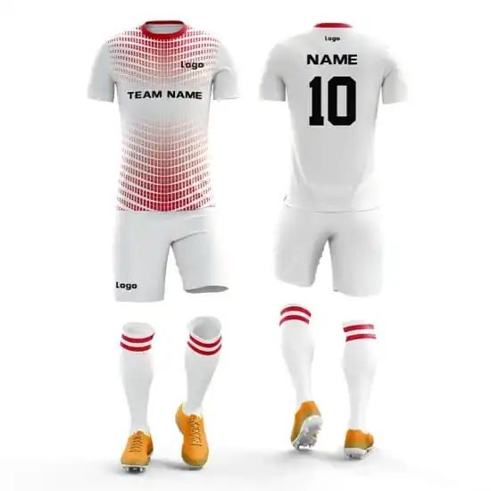 France Yellow Hot Selling Soccer Jerseys Set Kits for Boys Uniform Adult Soccer Wear Sublimated Soccer Jersey Football Shirt