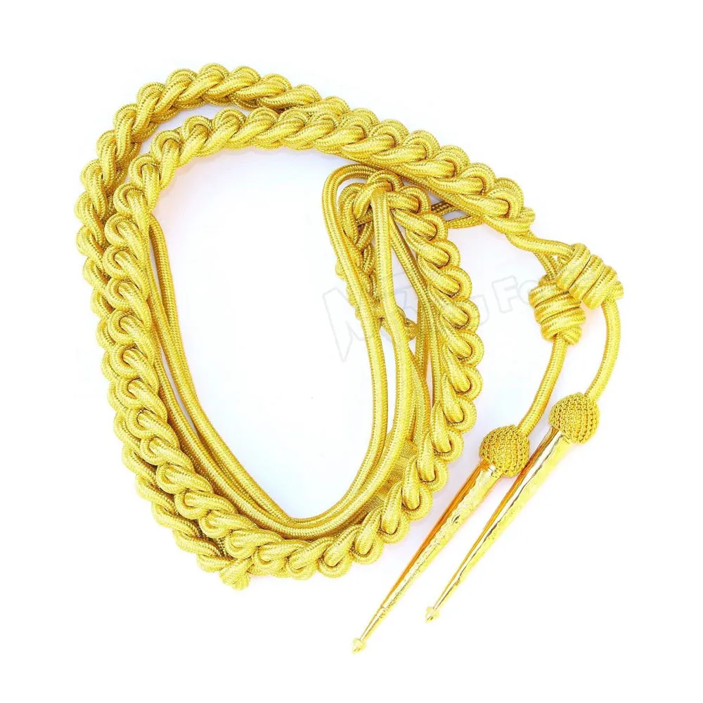 Factory Price Ceremony Aiguillette Uniform Shoulder Cords Best Quality Aiguillette