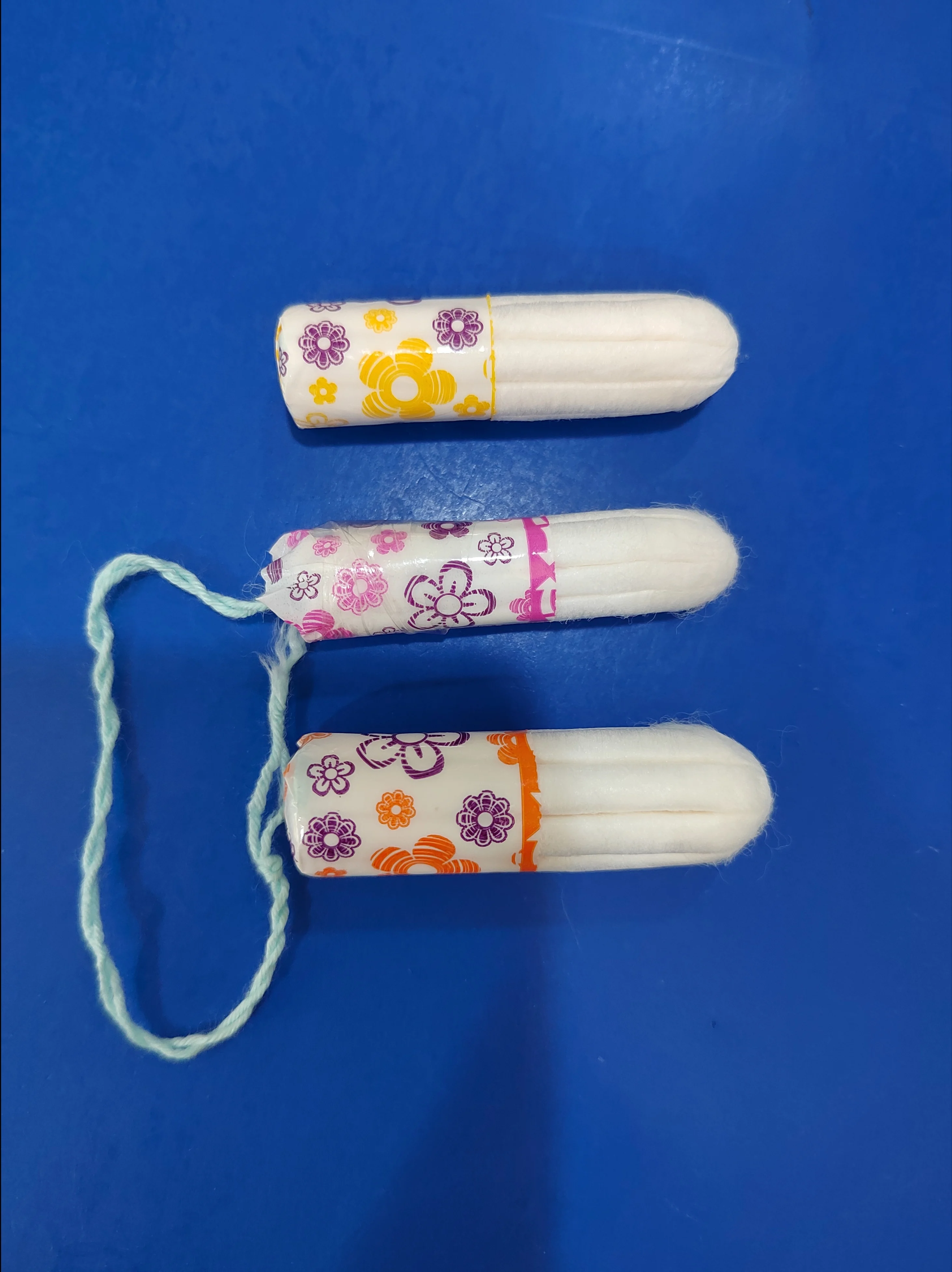 Chlorine Free  Individual Unscented Tampons Palmlady Tampons Sterile Medical Tampons