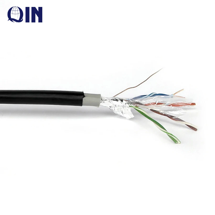 Outdoor FTP Cat5e Copper Networking Cable for CCTV Camera Security Use