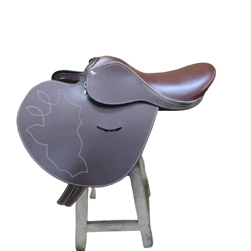 American Leather Saddle Western English Horse Saddle Real Leather Horse Riding Products Equine Equestrian