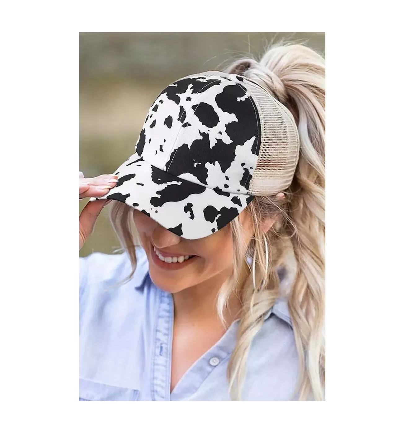 High Quality Handmade Cow Print Hat New Designer Luxury Cap Gift For Unisex At Wholesale Manufacturer