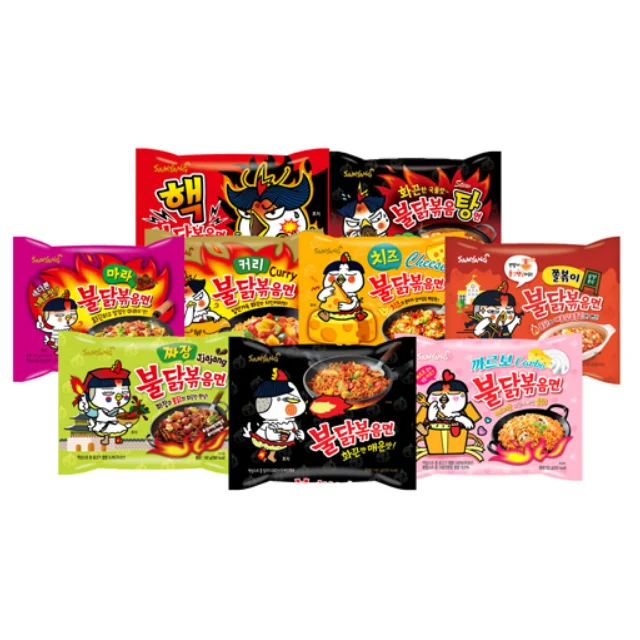 Sami Korean Spicy Noodles Buldak Hot Chicken Flavor Ramen Spicy Chicken Fried Noodles