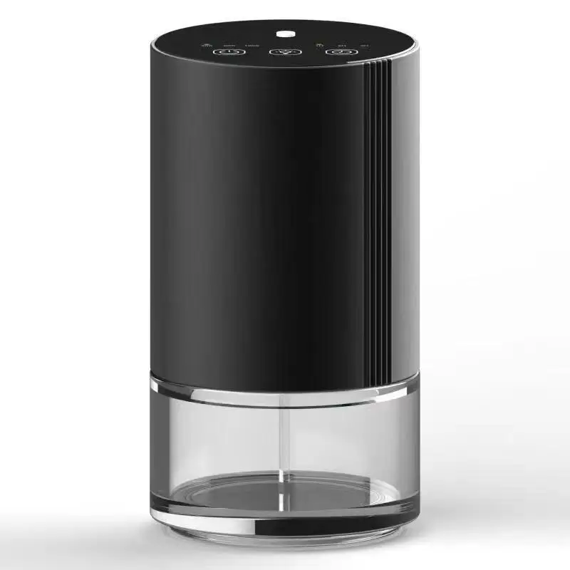 Custom USB Rechargeable Car Air Scent Diffuser Machine Electric Ultrasonic Waterless Car Aroma Essential Oil Diffuser with Glass