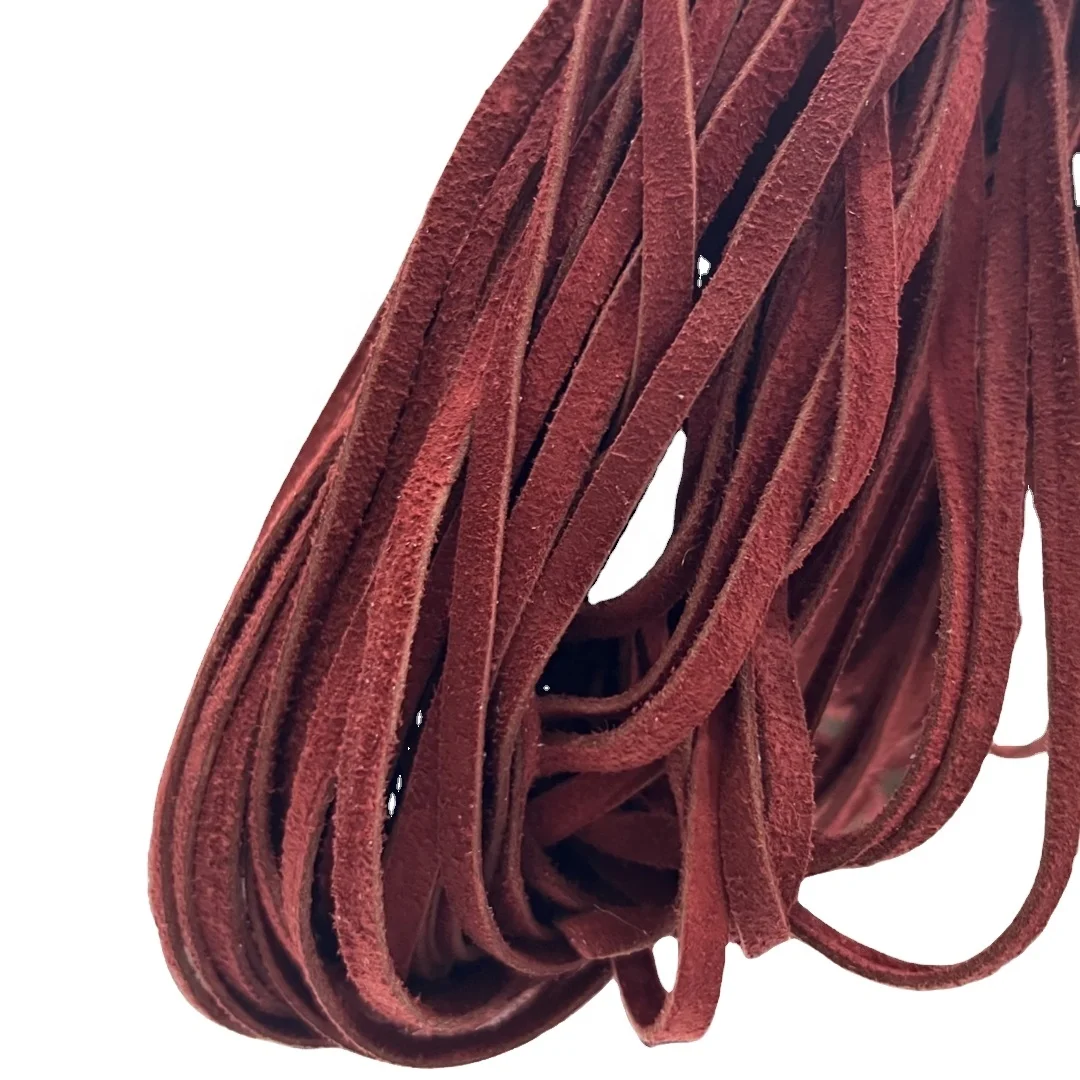 Manufacturer in India Top Selling For Affordable Price Flat real suede lace cord PSDS