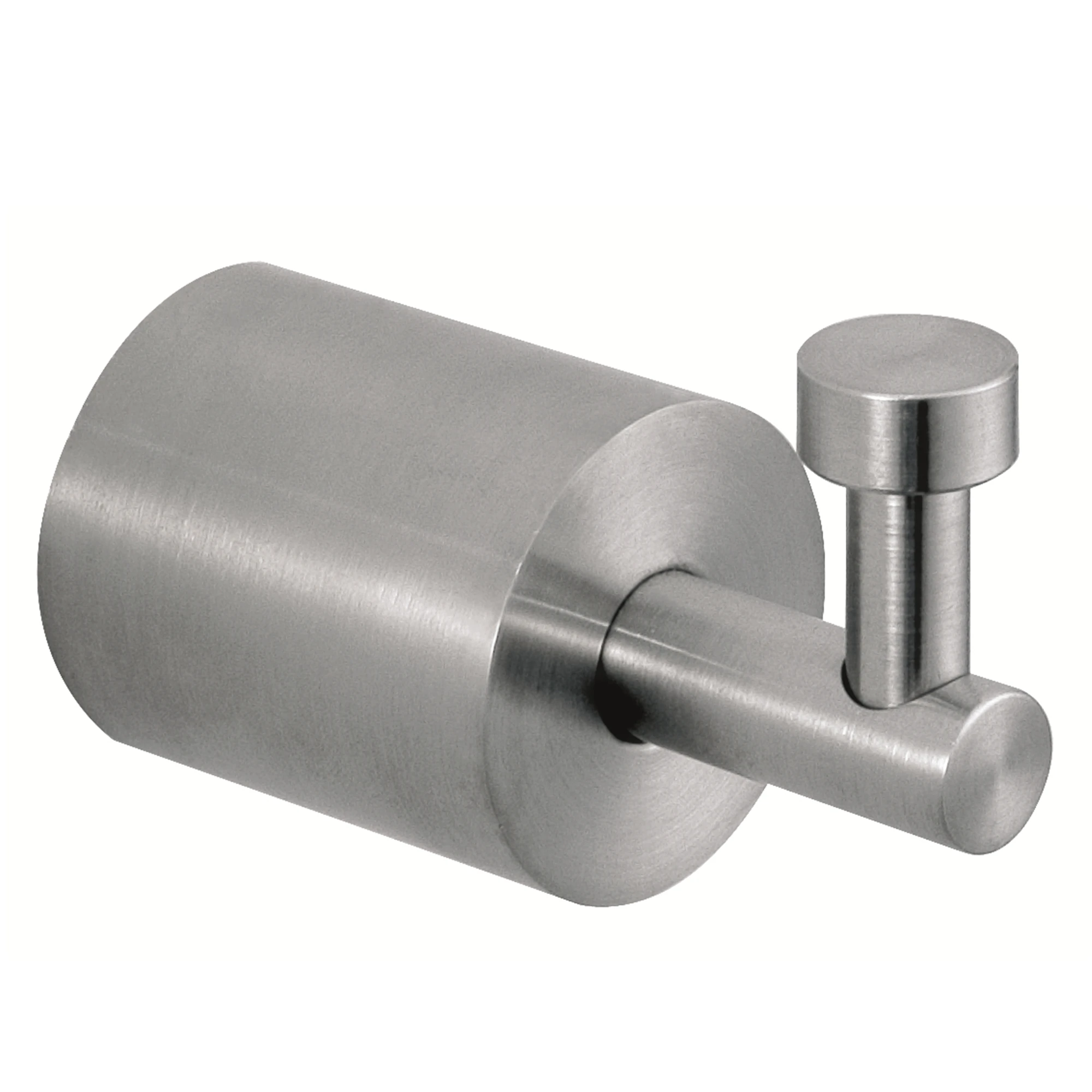 Luxury Bathroom Design Brushed Luxury Square Washroom Decoration Stainless Steel Bath Accessories Bathroom Set