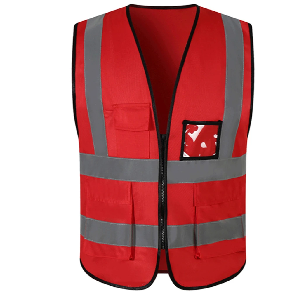 Custom Design Reflective Safety Vest High Traffic Security Guard Vest Safety Clothes Breathable New Fashion Safety Work Vest